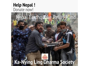 Ka Nying Lin Dharma Society, Nepal Earthquake Releaf Fund